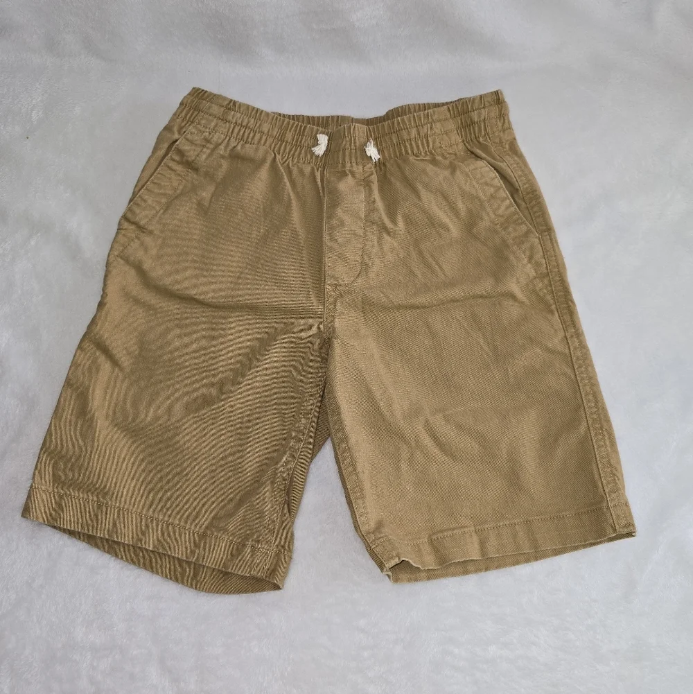 Gap Kids Boys Flat Front Tan Shorts, Size 10-12